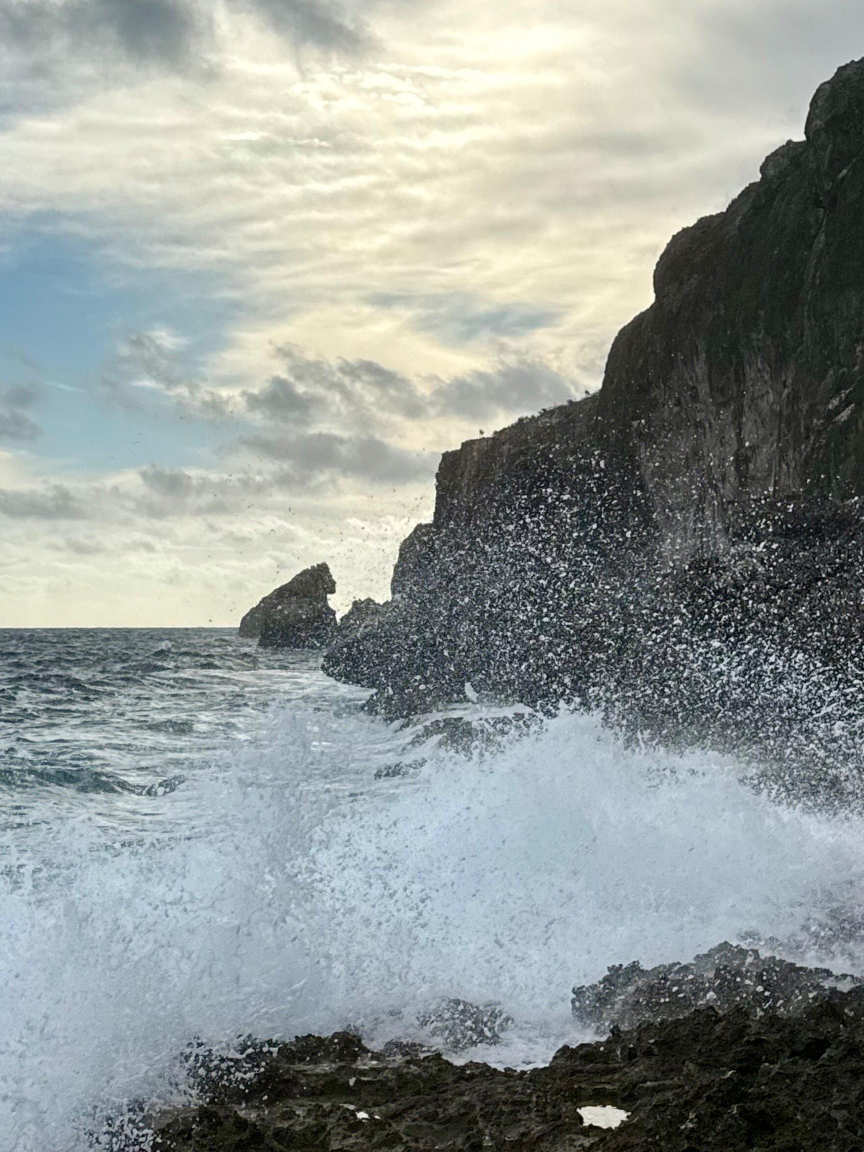 Sea Spray on the Brac