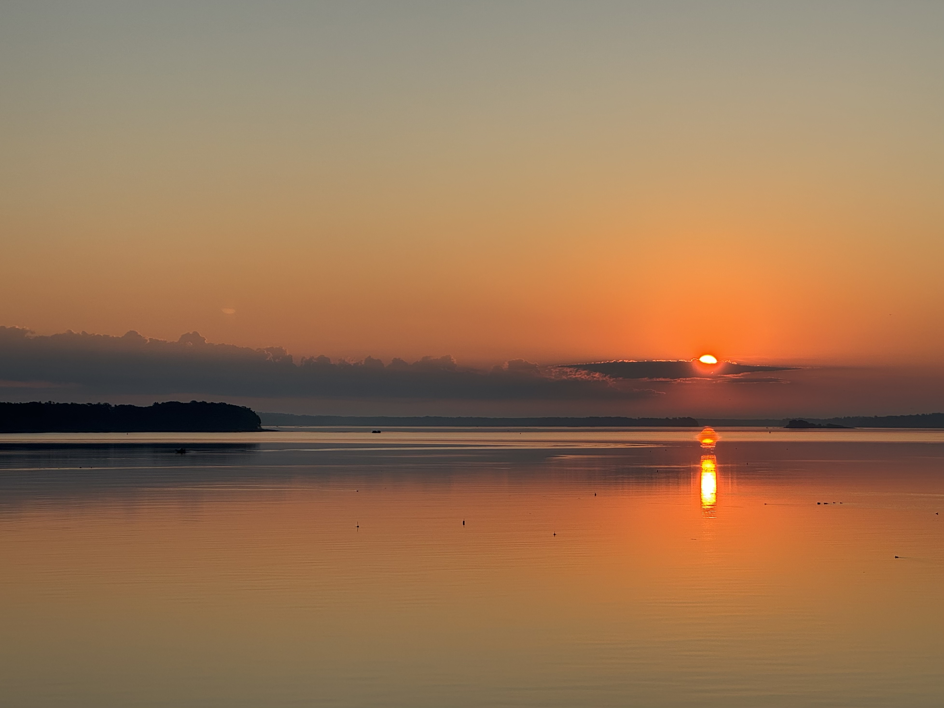 Sunrise over the Maine coast